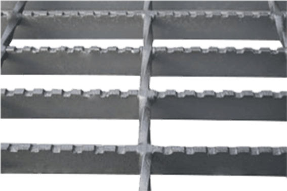 Serrated Loading Bar Steel Grating - Steel (640x640), Png Download