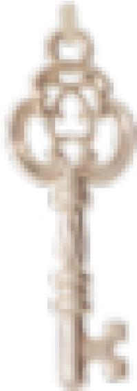 Silver Vintage Key - Canon レンズフード Et-64 2 (425x566), Png Download