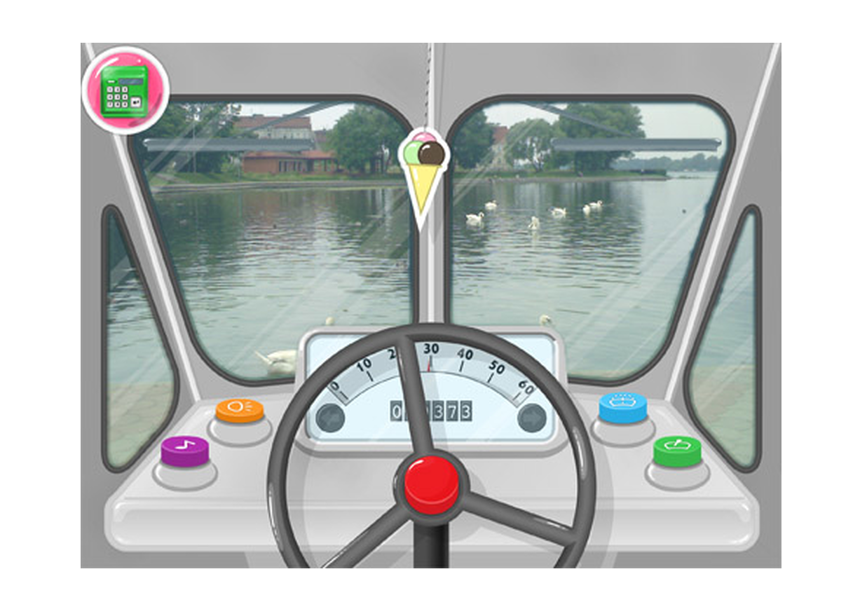 Ice Cream Truck - Inflatable Boat (1754x1120), Png Download