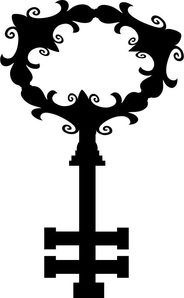 Vintage Key Design - Icon (604x980), Png Download