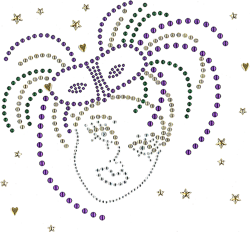 Face & Mardi Gras Mask - Illustration (500x484), Png Download