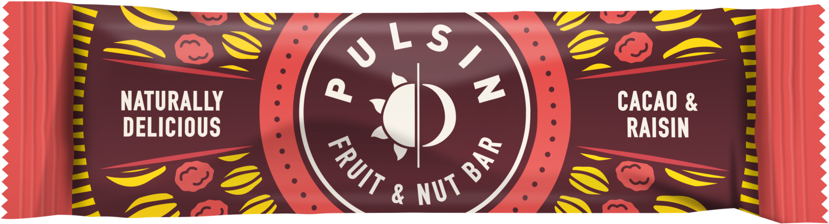 Enjoy An Energy Boost And A Generous Hit Of Fibre Without - Pulsin Raw Chocolate Brownine Energy Bars 18 X 50g (1800x1273), Png Download