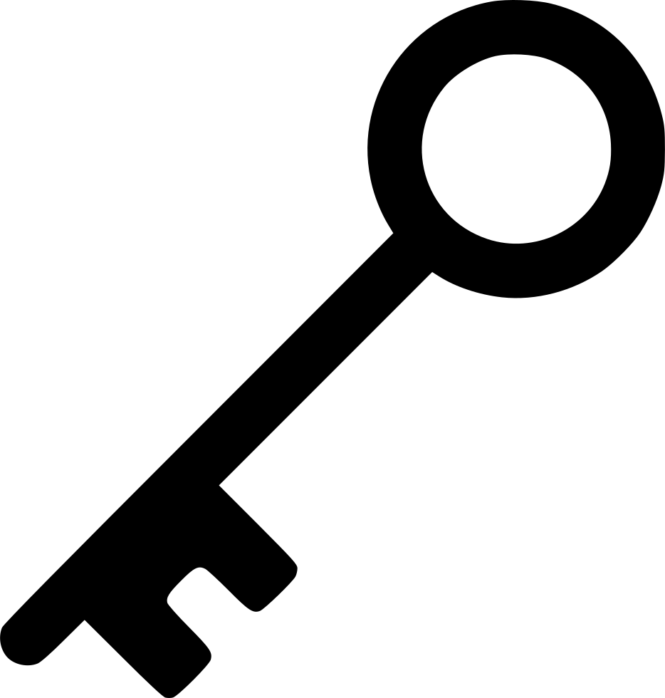 Key Vintage - - Sleutel Pictogram (934x980), Png Download