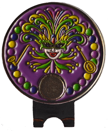 Mardi Gras Round, Mardi Gras Float - Hat (371x450), Png Download