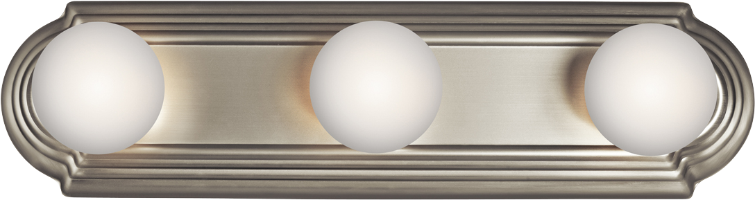 Loading Zoom - 3-light Bath Bar Kichler 5003ch (1200x1200), Png Download