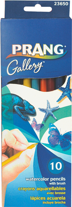 Pencils Watercolour 10/box - Prang Freart 4" Artist Chalk, Assorted (850x850), Png Download