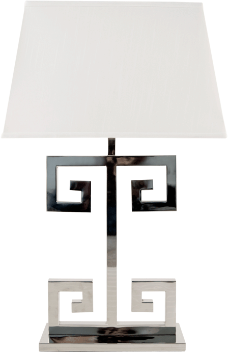 Entranching Greek Key Lamp In Amazon Com Safavieh Lighting - Greek Key 30.5" Table Lamp Worldsaway Base Finish: (800x800), Png Download
