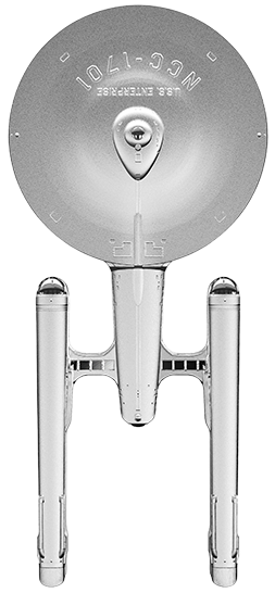 Star Trek - U - S - S - Enterprise Ncc-1701 - 2017 - Silver (570x570), Png Download