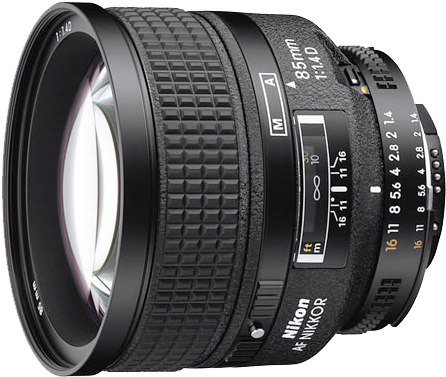 13 Nikon Prime Lenses That Will Fulfill Any Digital - Nikon Nikkor Telephoto Lens - 85 Mm - F/1.4 - Nikon (450x390), Png Download