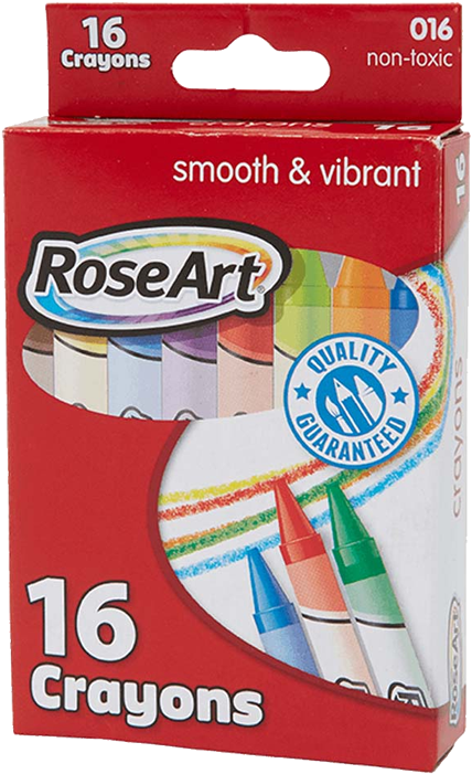 Crayons -  -  - Rose Art (800x800), Png Download