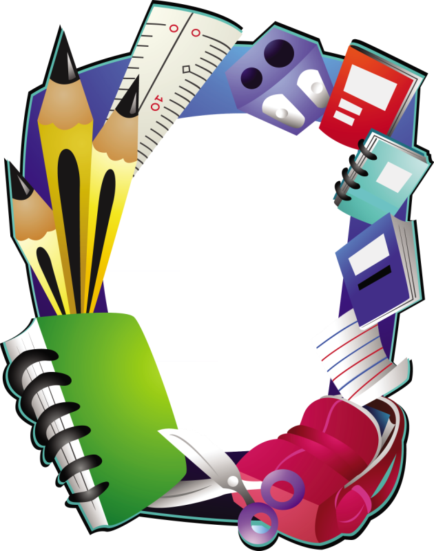 Png Pinterest Scrapbook - Frame Design For School (630x800), Png Download