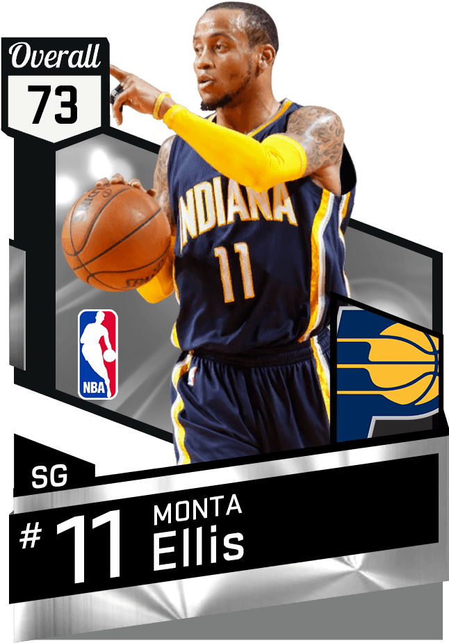 Monta Ellis - Mike Conley In Nba 2k17 (651x941), Png Download