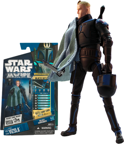 The Very First Mandalorian Warrior Released By Hasbro - Action Figures Star Wars Clone Wars Colt (399x464), Png Download