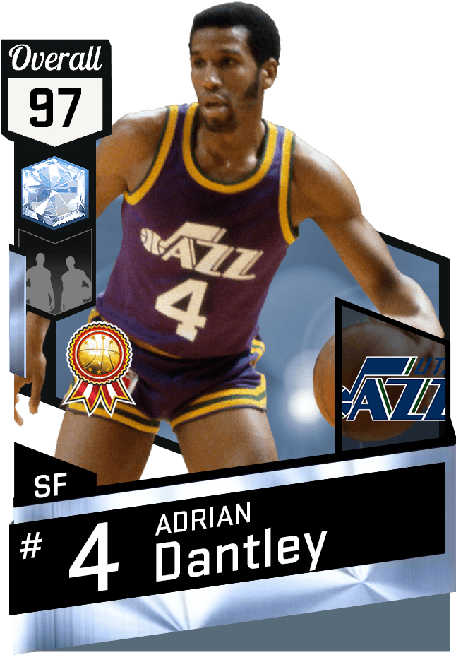Adrian Dantley - Gail Goodrich Nba 2k17 (651x941), Png Download
