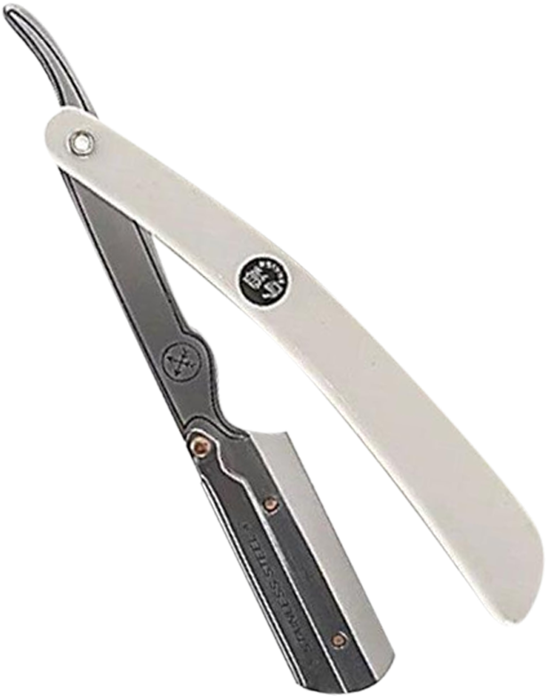 Parker Razor Srw Shavette Barber Razor - Shavette Parker Srw En Résine Blanc Srw (800x800), Png Download