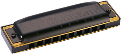 Hohner Pro Harp 10-hole Harmonica - Fender Blues De Ville Harmonica (400x400), Png Download
