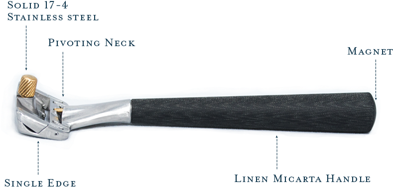 Best Razor Barber Quality - One Edge Safety Razor (797x392), Png Download