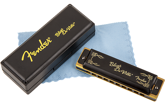 Fender Model Blues Deville 10 Hole Major Diatonic Harmonica - Harmonica Fender Blues Deville (600x400), Png Download
