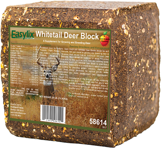A Supplement For Growing And Breeding Deer - Whitetail Deer Block (576x516), Png Download