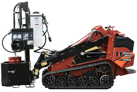 Utilicor Creates The Mtc100 Attachment For Ditch Witch's - Ditch Witch Sk1550 (605x400), Png Download