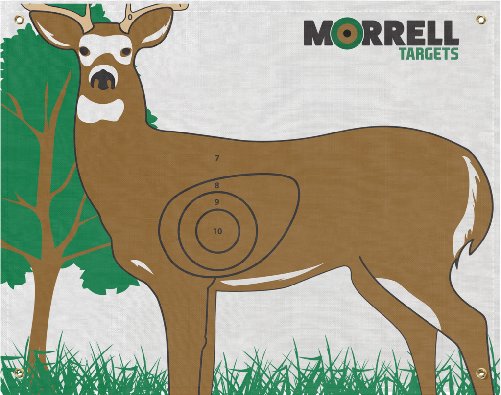 Share With Friends - Morrell Polypropylene Target - Face Nasp/ibo Whitetail (1024x1024), Png Download