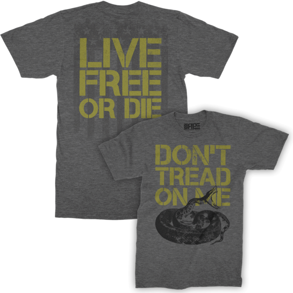 Don't Tread On Me / Live Free Or Die - Graphics And More Warning Venomous Snakes Observed (600x600), Png Download
