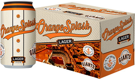 Giants Orange Splash Lager - San Francisco Giants (600x277), Png Download