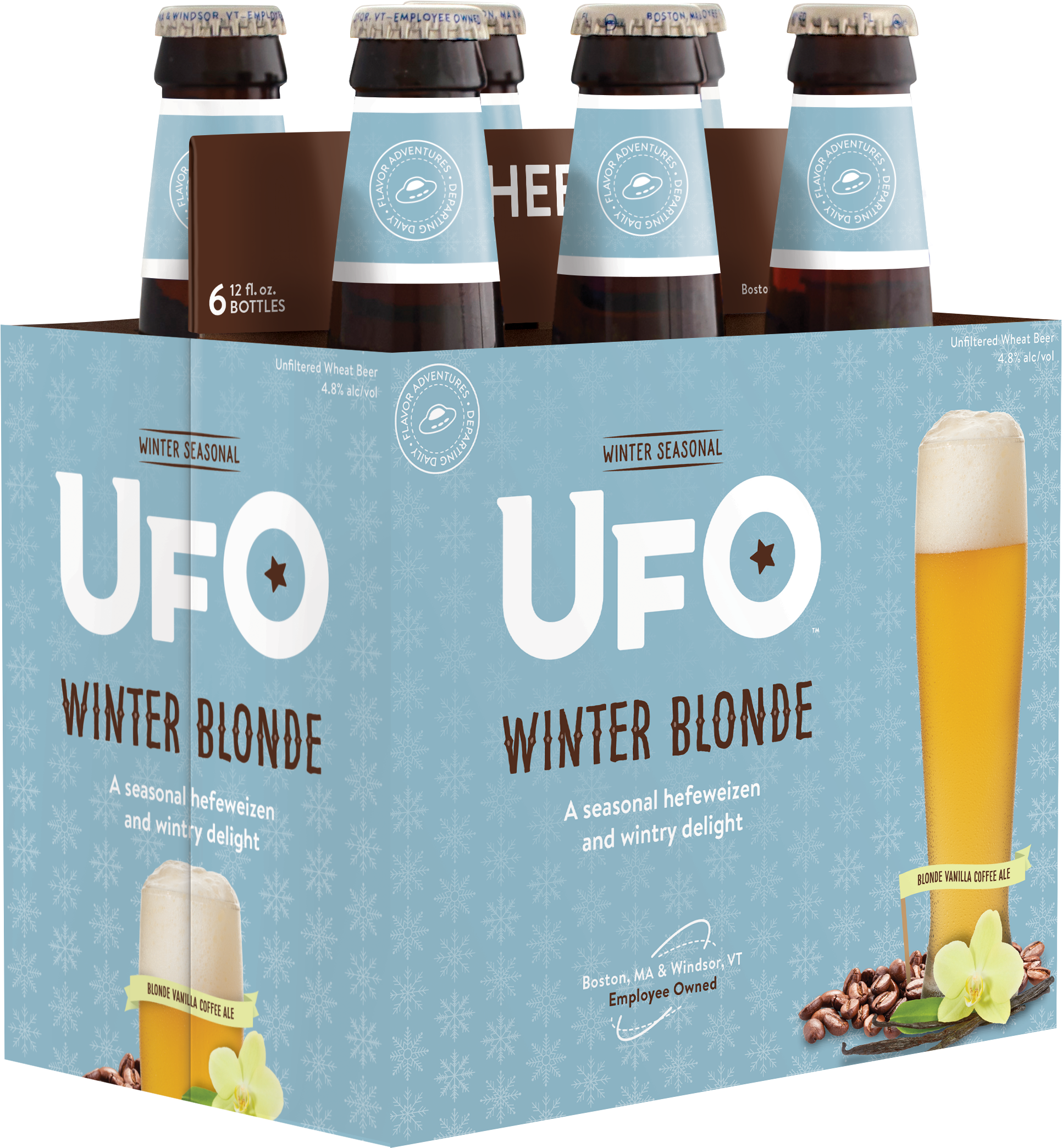 Ufo Seasonal - Ufo Vanilla Coffee Beer (1971x2126), Png Download