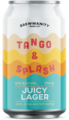 Beer Brewmanity Tango & Splash Juicy Lager - Brewmanity Tango And Splash Decal (300x475), Png Download