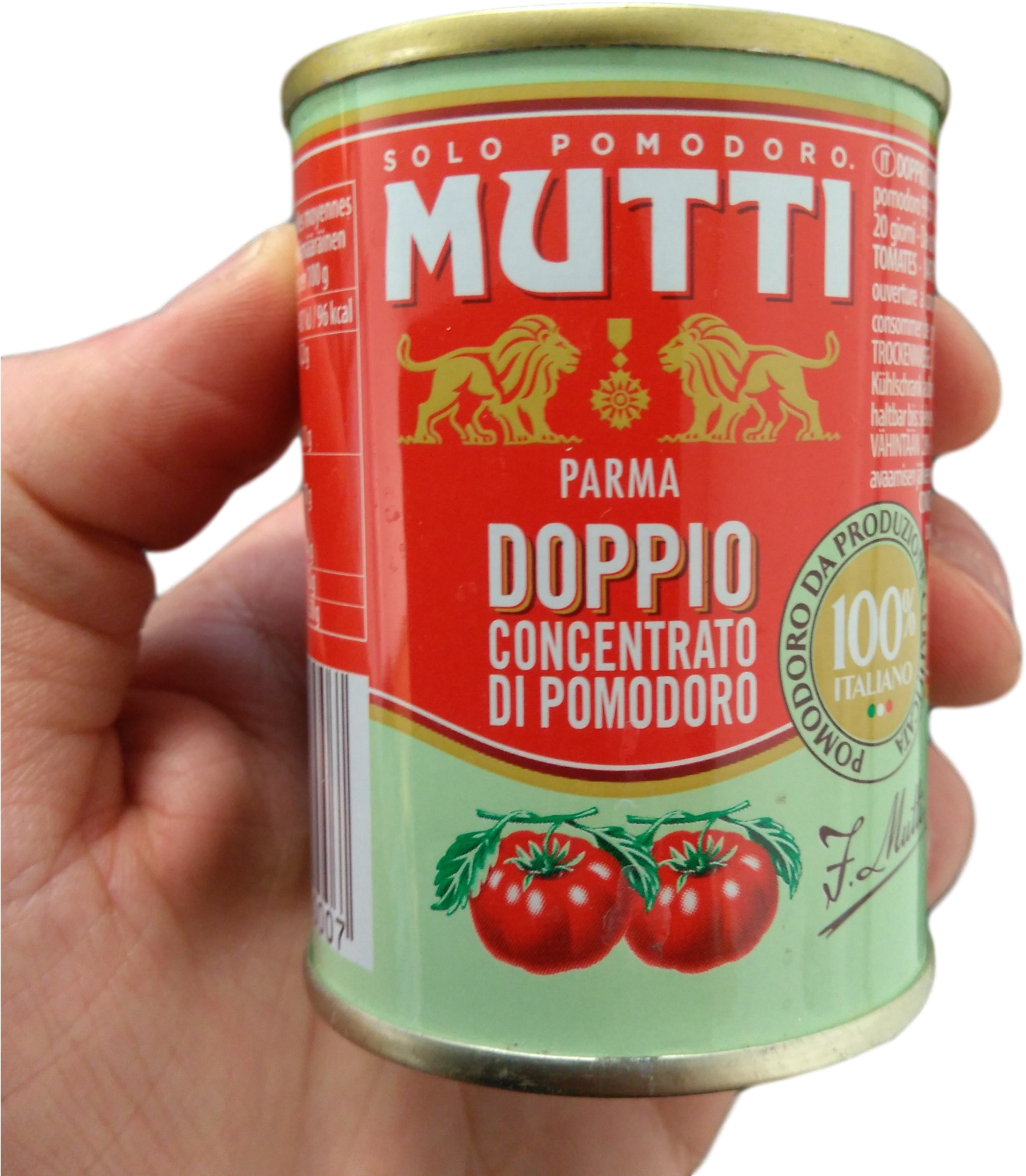 Mutti Puree Tomatoe Concentrate Ml 140 In Tin X (2000x2000), Png Download