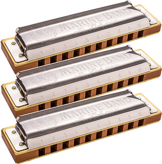 Hohner 1896 Marine Band Harmonica Propack - Marine Band Harmonica (620x620), Png Download