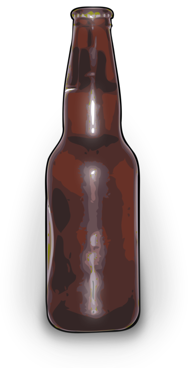 Beer Bottle Beck's Brewery Champagne Ramune - Beer Bottle Clip Art (383x750), Png Download