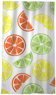 Watercolor Citrus Seamless Pattern - Citrus (400x400), Png Download