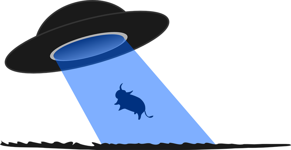 Collection Of Free Abducting - Ufo Clipart (960x496), Png Download