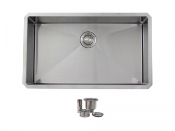 Stylish 23" X 18" Undermount Kitchen Sink (360x360), Png Download