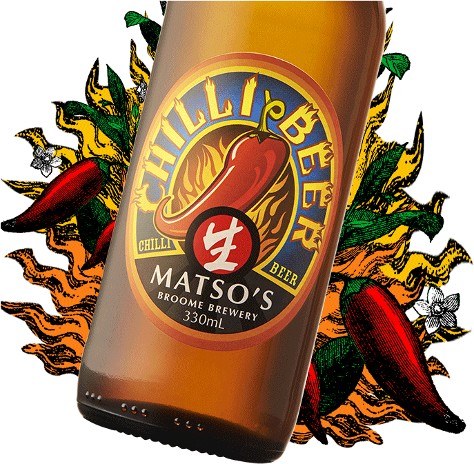 Chilli Beer - Matso's Broome Brewery Chilli Beer X 6 (686x686), Png Download