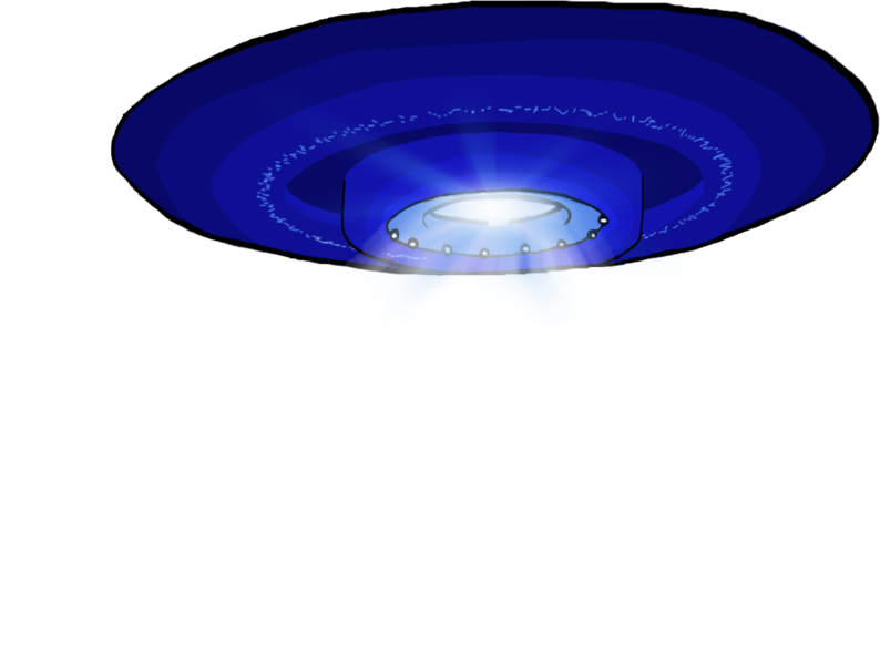 Drawn Ufo - Ceiling (794x600), Png Download