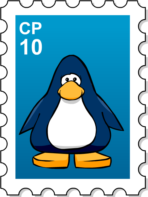 Stamp 10 Coins - Club Penguin (629x629), Png Download