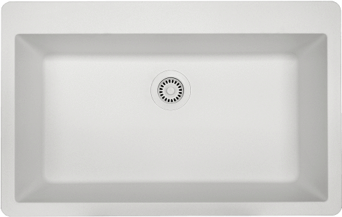Astragranite Sink, 33" Large Single Bowl, Topmount - Bathroom Sink (500x400), Png Download