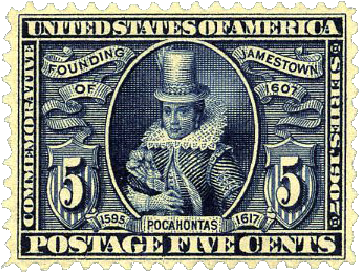 Postal History - Jamestown Exposition Stamp (411x321), Png Download