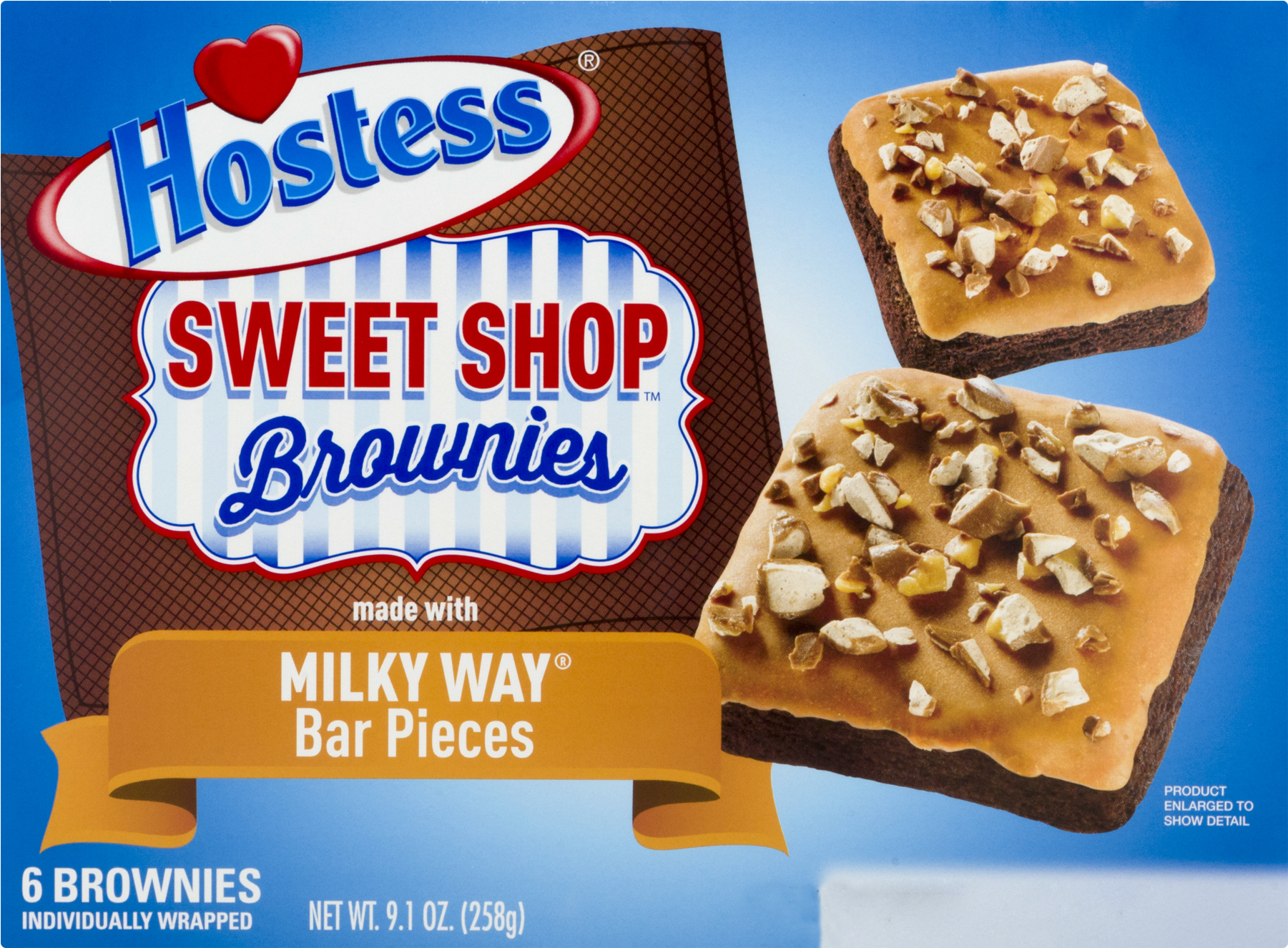 Hostess Brownies Made With Milky Way (1800x1800), Png Download