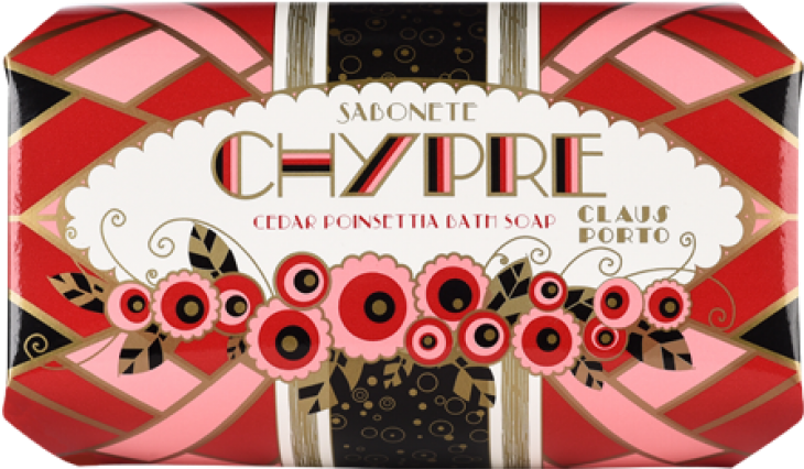 Sg024 Sg024 Sg024 - Mini Soap Chypre (cedar Poinsettia) By Claus Porto (767x838), Png Download
