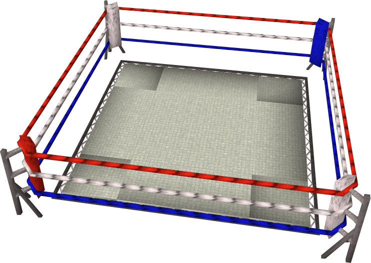 Boxing Ring Png - Boxing Ring Top View (743x526), Png Download