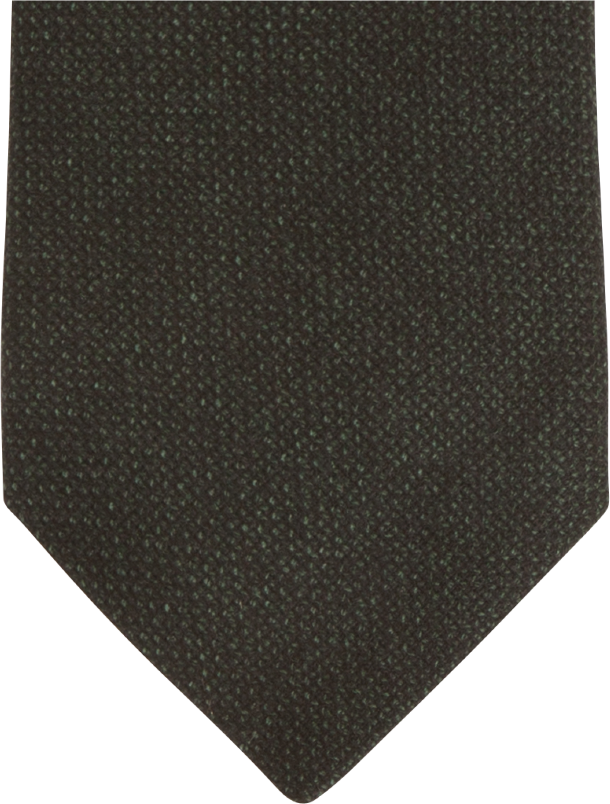 Dark Green Structured Wool Tie - Wool (1600x2398), Png Download