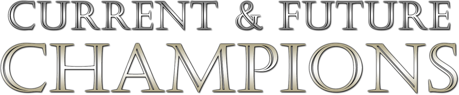 Current Wwe Champion Intercontinental Champion Current - Future Champions (1600x331), Png Download