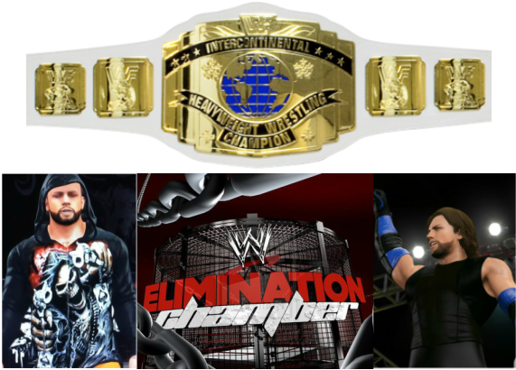 Eric Vs Benny For Intercontinental Title Falls Count - Yellow Intercontinental Title Png (571x410), Png Download