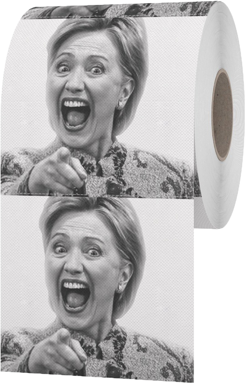 Hillary Toilet Paper (1500x1500), Png Download