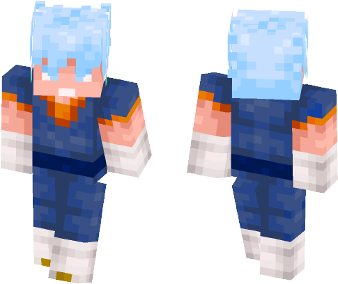 Vegito Kaioken Super Saiyan Blue - Minecraft (584x497), Png Download
