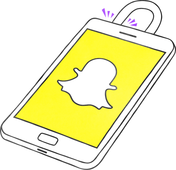 This Focus On Privacy Manifests As A Limit Of 90 Days - Snapchat (590x568), Png Download