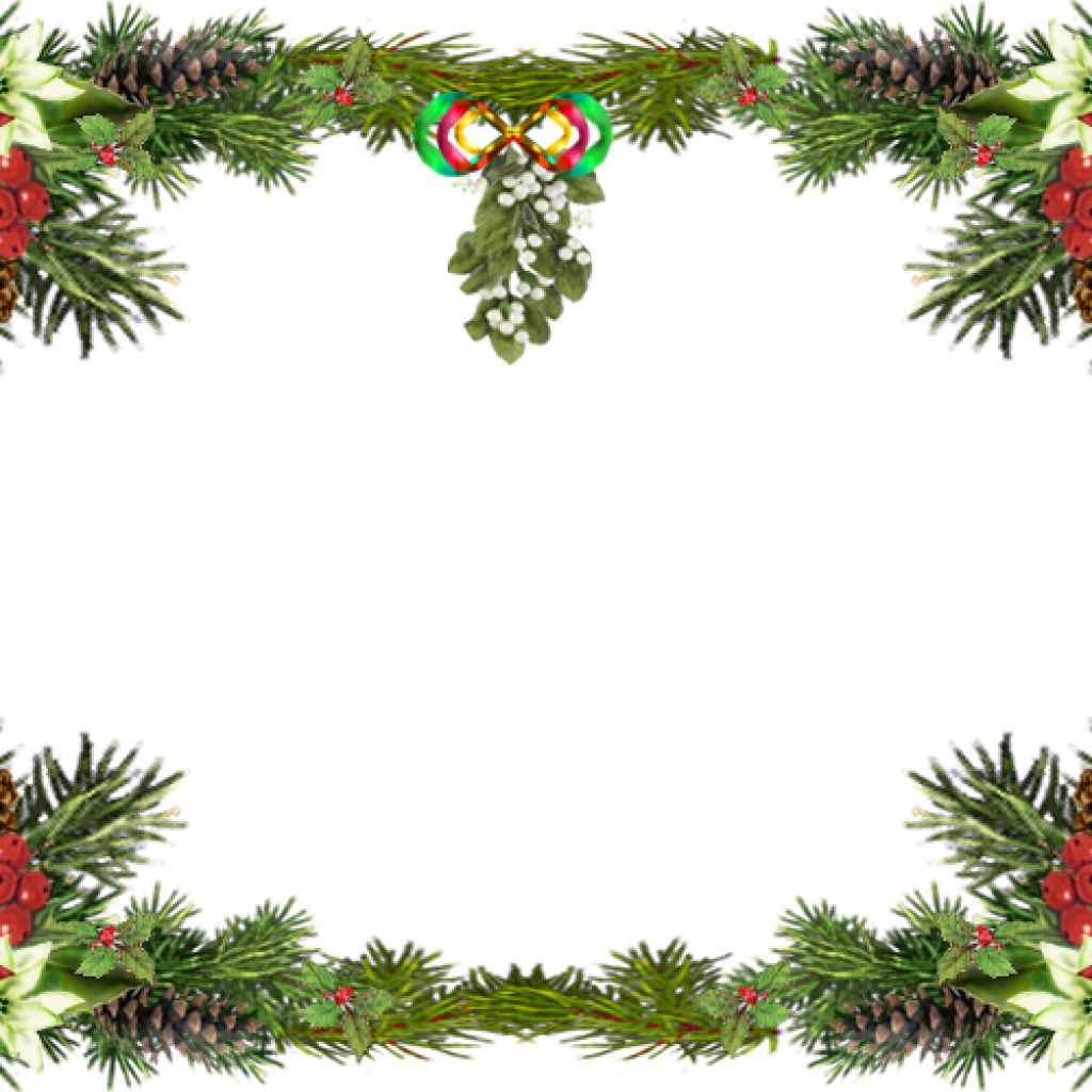 Fullsize Of Free Christmas Borders Large Of Free Christmas - Christmas Frame Png 2017 (1024x1024), Png Download